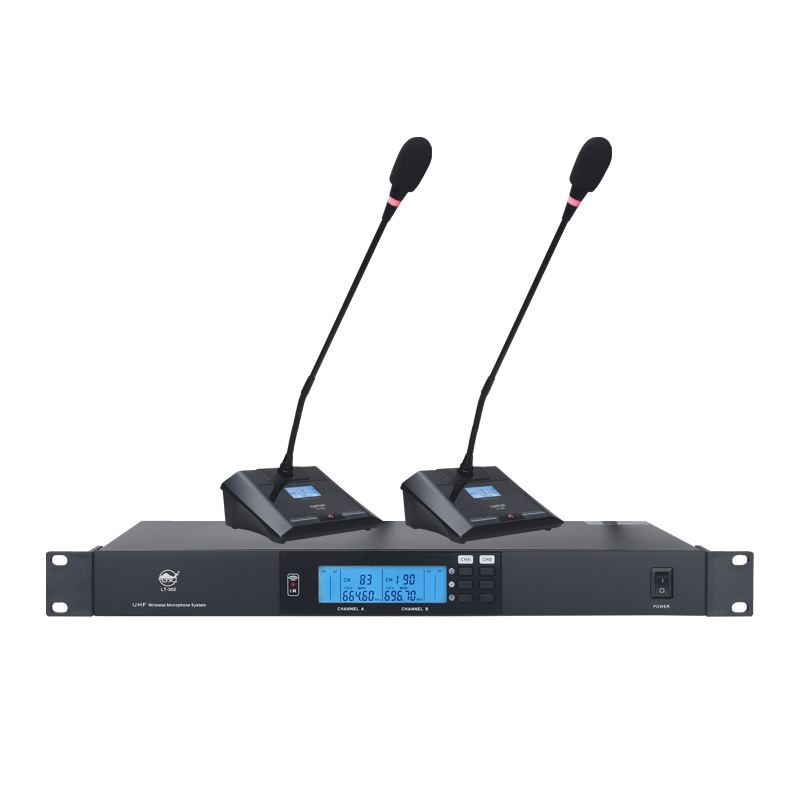 无线一拖二会议麦克风LT-302