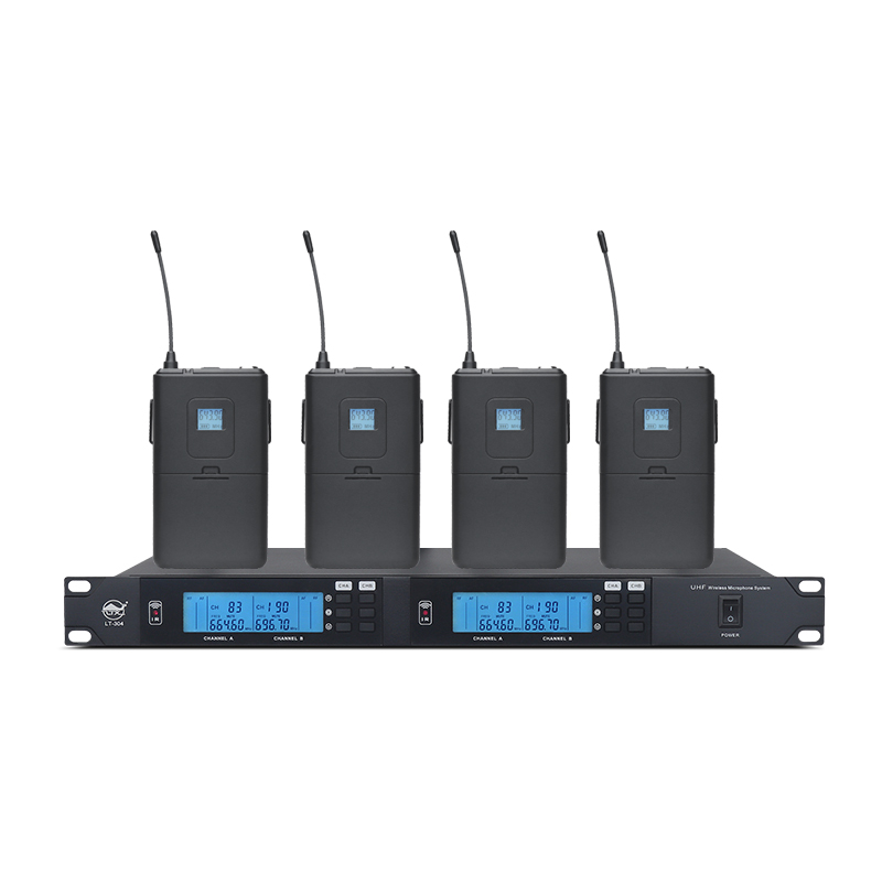 无线一拖四领夹麦克风LT-304