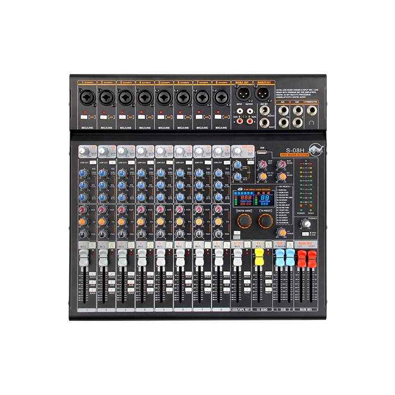 模拟调音台 S-08H